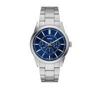 Fossil Herrenuhr Pearson FS6134, Quarz-Multifunktionswerk, Edelstahl oder Lederarmband