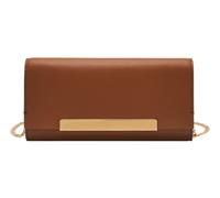 FOSSIL Penrose Flap Wallet Crossbody Brown