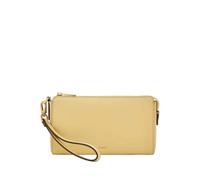 Fossil Portemonnaie aus Leder oder Polyester für Damen Cremeweiß 19.05 cm L x 3.81 cm W x 11.43 cm H
