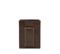 Fossil Portemonnaie für Herren Derrick, Leder Kartenetui braun L 7 cm x B 1 cm x H 9,5 cm ML3812201