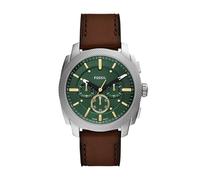 Fossil Herren Analog Quarz Uhr mit Leder Armband FS6100