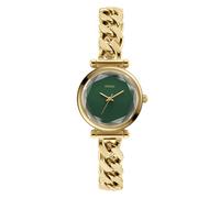 Fossil Carlie Watch für Damen, Goldfarbenes Quarz-Dreizeigerwerk mit Edelstahlarmband