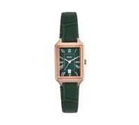 Fossil Raquel Armbanduhr für Damen, Quarz-Drei-Zeiger-Uhrwerk mit Lederarmband