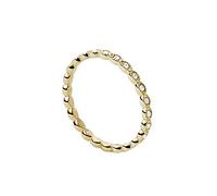 Fossil Ring Für Frauen Vintage Iconic, Höhe: 1,9mm Gold-Edelstahl-Ring, JF03749710
