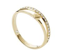 Fossil Ring Für Frauen Vintage Iconic, Höhe: 4,3mm Gold-Edelstahl-Ring, JF03750710
