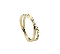 Fossil Ring Für Frauen Vintage Iconic, Höhe: 5,4mm Gold-Edelstahl-Ring, JF03752710