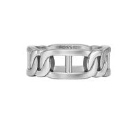 Fossil Ring Für Männer Heritage, Breite: 8.6mm Silberner Edelstahlring, JF04409040