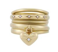 Fossil - Damenring Edelstahl Ringe 1 ct