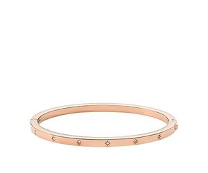 Fossil Sadie Damenarmband aus Edelstahl mit Druckknopfverschluss
