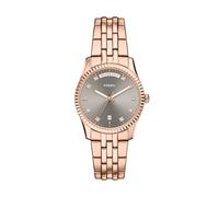 Fossil Scarlette Damenuhr, 32 mm, Dreizeiger-Quarzwerk, Datumsanzeige, Edelstahl-Armband