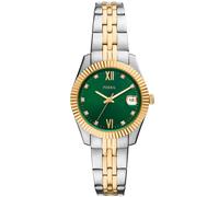 FOSSIL Neutra Uhr für Herren, Quarz-Chronographenwerk mit Lederarmband