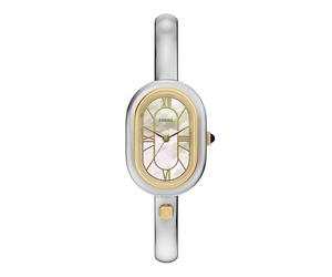 Fossil Sloan Oval White Dial Watch ES5455