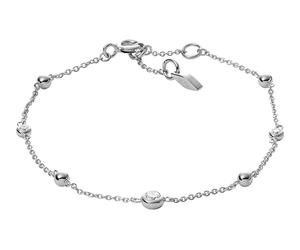 FOSSIL Sterling Glitz Box-Set Bracelet Silver