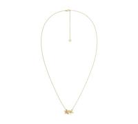 Fossil Sutton Damen Goldfarbene Halskette aus Edelstahl, JF04970710