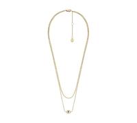 Fossil Damen-Halskette Sutton Gold Edelstahl JF04792710, Length: 410mm+50mm, Edelstahl, Kein Edelstein