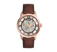 Fossil Townsman Herrenuhr, Automatik-Dreizeigerwerk mit Edelstahl- oder Lederarmband