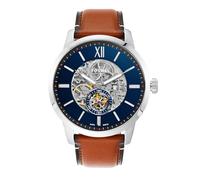 Fossil Townsman Herrenuhr, Automatik-Dreizeigerwerk mit Edelstahl- oder Lederarmband