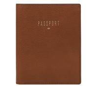 FOSSIL Travel RFID Passport Case Brown