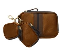 FOSSIL Travel Triple Pouch Chestnut