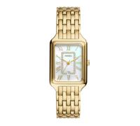 Fossil Uhr - Raquel Three-Hand Date Stainless Steel Watch - Gr. unisize - in Gold - für Damen