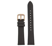 Fossil Uhrband Wechselarmband LB-ES3913 Ersatzband ES3913 Uhrenarmband Leder 16 mm Grau