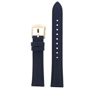 Fossil Uhrband Wechselarmband LB-ES4394 Ersatzband ES4394 Uhrenarmband Leder 16 mm Blau