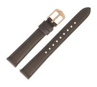 Fossil Uhrenarmband 14mm Leder Grau ES3707