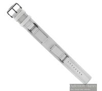 FOSSIL Uhrenarmband 14mm Leder weiß S141023