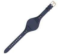 Fossil Uhrenarmband 18mm Leder Blau - ES-3838 | LB-ES3838