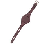 Fossil Uhrenarmband 18mm Leder Lila Uhrband ES-4114 / LB-ES4114