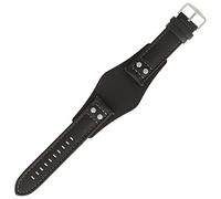 Fossil Uhrenarmband 22mm Leder Schwarz CH2586
