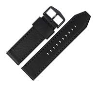 Fossil Uhrenarmband 24mm Leder Schwarz JR1354