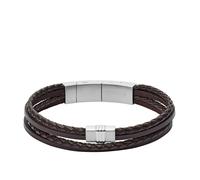 Fossil Vintage - Armband Aus Leder Für Herren one_size Braun