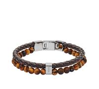 Fossil Vintage - Armband Aus Leder Für Herren one_size Braun