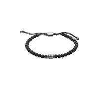 Fossil Wellness Herren Halbedelstein oder Edelstahl mit Schieberverschluss Armband