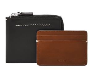 FOSSIL Westover Large Zip Bifold Black