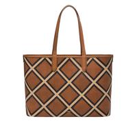 FOSSIL Williamson Tote Bag Brown Patchwork