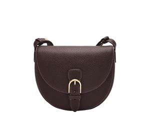 Fossil Women's Everleigh Brown Leather Crossbody Bag, ZB11068203