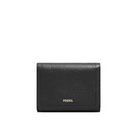 Fossil Women's Logan Black Leather Trifold Wallet, SL10067001