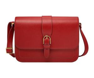 FOSSIL Zoey Flap Crossbody Bag M Garnet
