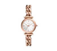 Fossile Frauen Carlie Mini Quartz Edelstahl Drei-Hand-Uhr Farbe: Rosgold (Modell: ES5330)