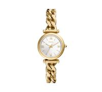 Fossile Frauen Carlie Mini Quarz Edelstahl Drei-Hand-Uhr Farbe: Gold (Modell: ES5329)