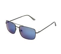 Foster Grant Sunsentials by Pilotenbrille Herren Gunmetal - Fliegerbrille mit Metallfassung, blauen Polycarbonat-Gläsern, UV400-Schutz und leichtes Gewicht, kratz- und stoßfest