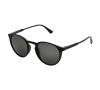 Foster Grant Sunsentials by Runde Sonnenbrille Herren Schwarz - Rundbrille Polycarbonat-Fassung rauchige Gläser UV400-Schutz kratz- und stoßfest leichtes Gewicht