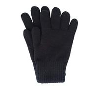 FosterNatur, Damen/Herren dicke Fingerhandschuhe, 100% Wolle