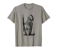 Foto, sitzender Bull, Indianer-Stolzhauptschef, Lakota Sioux T-Shirt