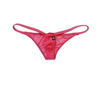 Fottmio Eisseide String Herren Tanga Netz Dessous Mesh Unterhose Transparent Thong T-Back Unterhosen G-String Low Rise Höschen