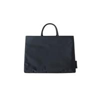 FOVAOK Hochwertige Tasche mit Fransen, Luxus-Taschen, Koffer, koreanische Tasche, Damen, Laptop-Tragetasche, Herren-Aktentasche (Schwarz, 35,6 cm)