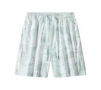 Foweknow Bermuda Shorts Damen Sommer Quick Dry Kurze Hose Chino Stoffhose Elegant Colour Block Hohe Taille Cargohose Große Größen Chinohose Elastische Freizeithose Businesshose Mit Taschen