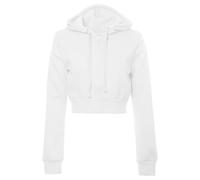 Foweknow Cropped Sweatjacke Damen Mit Kapuze Kurz Zip Up Hoodie Langarm Kapuzenpullover Mit Reißverschluss Crop Pullover Y2K Kapuzenjacke Tops Mädchen Casual Basic Sweatshirt Übergangsjacke